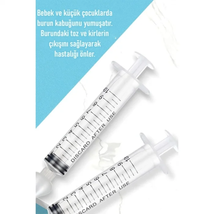 BUĞZ 2li Bebek Burun Temizleme Şırıngası