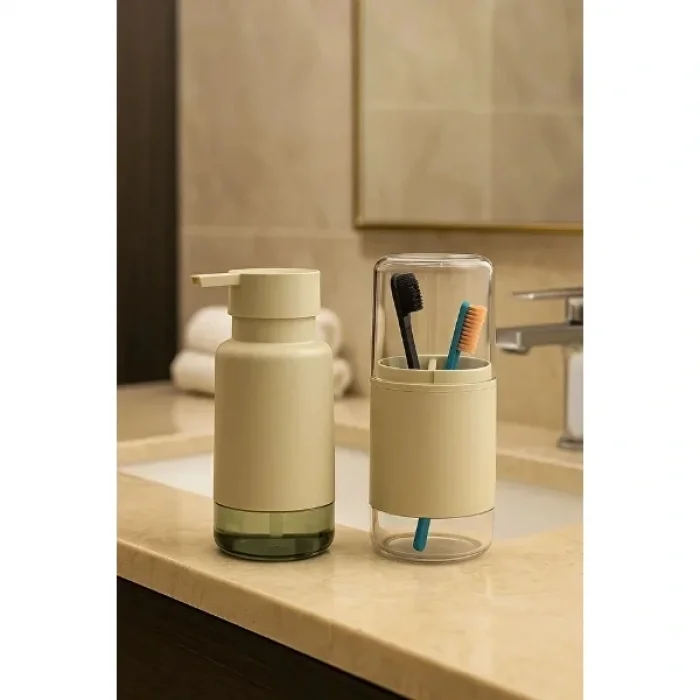 BUĞZ 2li Sıvı Sabunluk Ve Diş Fırçalık Seti