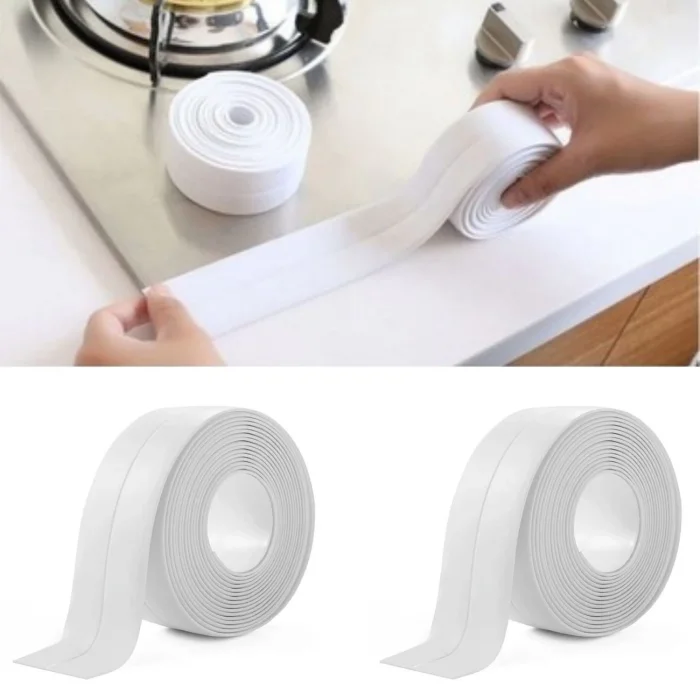 BUĞZ 2 Li Su Sızdırmaz Banyo Mutfak Lavabo Küvet İzolasyon Şerit Bant Pratik Ürün