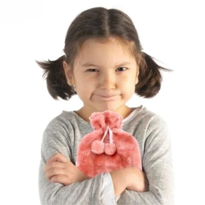 BUĞZ 2 Litre Ponponlu Peluş Sıcak Su Torbası 1.sınıf Kauçuk Malzeme