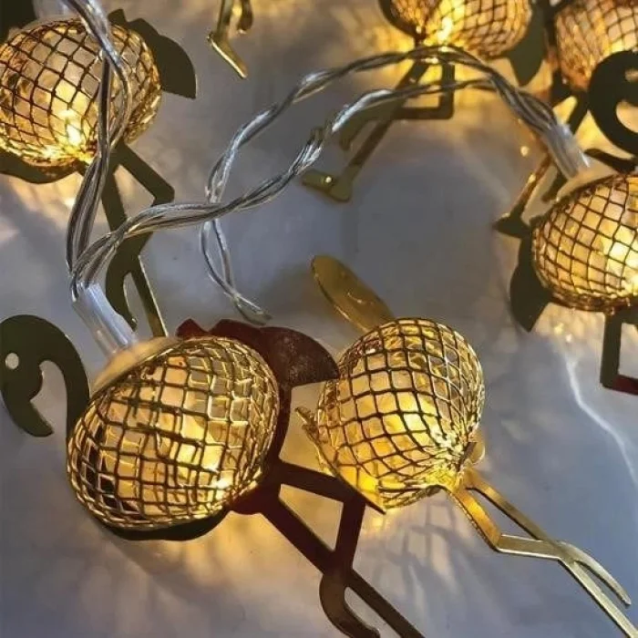  2 Metre Pilli İnce Tel Led Işık Zinciri Parti Aydınlatma