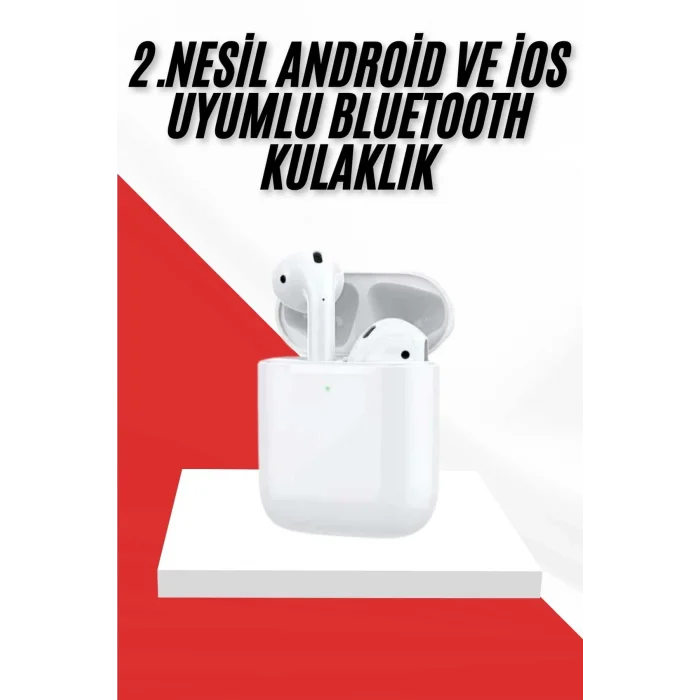BUĞZ 2. Nesil Bluetooth Android ve İOS Uyumlu Kablosuz Kulaklık Çağrı Cevaplama