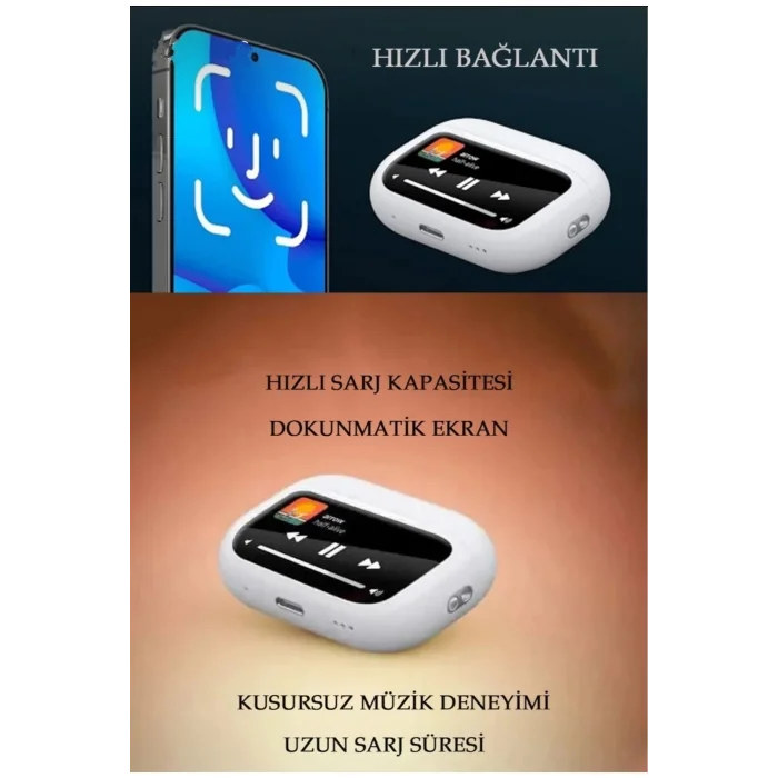  2. Nesil Pro 2 Kulaklık ANC Mod Özellikleri Aktif Ios Android Uyumlu Wireless Şarjlı