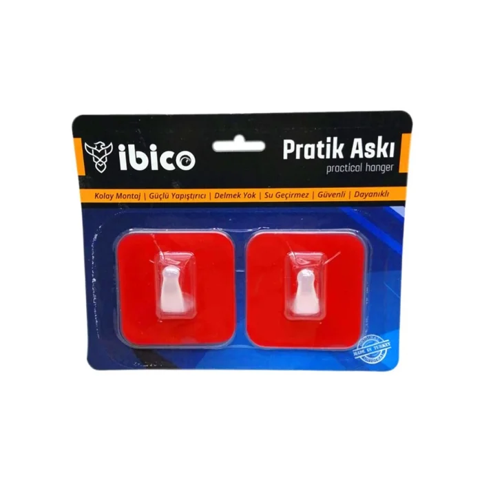 BUĞZ 2 Parça  Pratik Yapışkan Askı Bx40