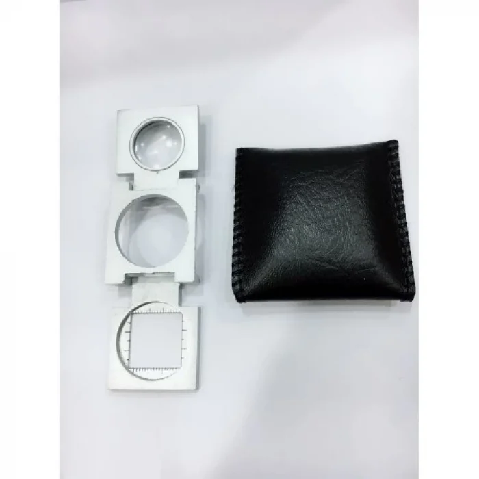 BUĞZ 20 Mm Büyüteç Lup Dokumacı Büyüteci Full Çelik Katlanabilir Th9007a - BUĞZ