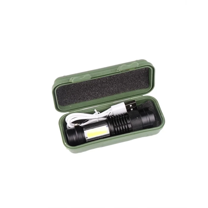  2000 Lümen LED El Feneri - Suya Dayanıklı, Odaklı, Klipsli