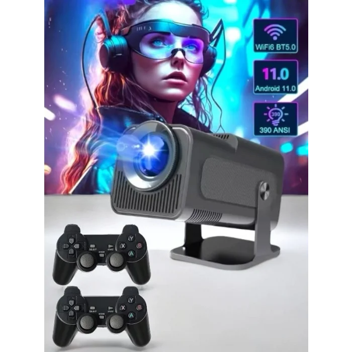 BUĞZ 2000+ Oyun ve Popüler Uygulama Destekli Çok Fonksiyonlu Projeksiyon - BUĞZ