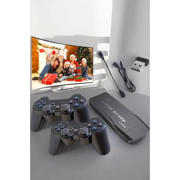 BUĞZ 20.000 Oyunlu Premium Model Oyun Konsolu 8k Android Tv HD Game Stick