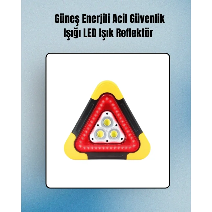 BUĞZ 2000mAh Kapasiteli Taşınabilir Üçgen Park Lambası