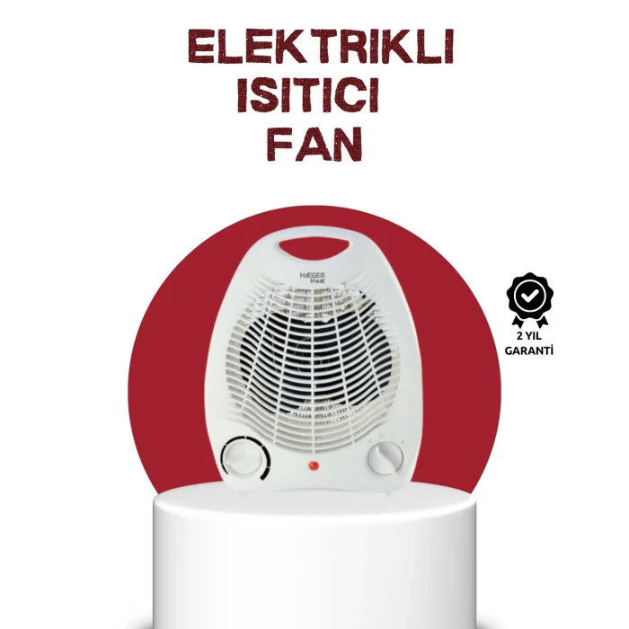 BUĞZ 2000W Taşınabilir Elektrikli Fanlı Isıtıcı – Hızlı Isınma, Kompakt Boy
