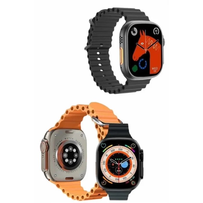  2025 Model Akıllı Saat Çift Kordon Ios Ve Android Arama Cevaplama Sesli Asistan