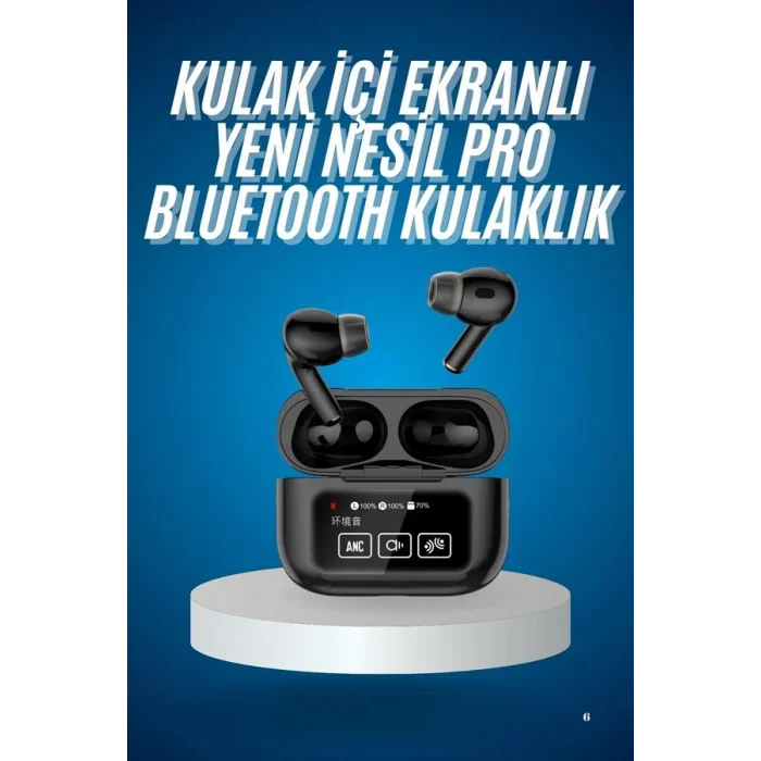 BUĞZ 2025 Model Bluetooth Kulaklık Dokunmatik Ekran Yüksek Ses Kalitesi Yeni Nesil - BUĞZ
