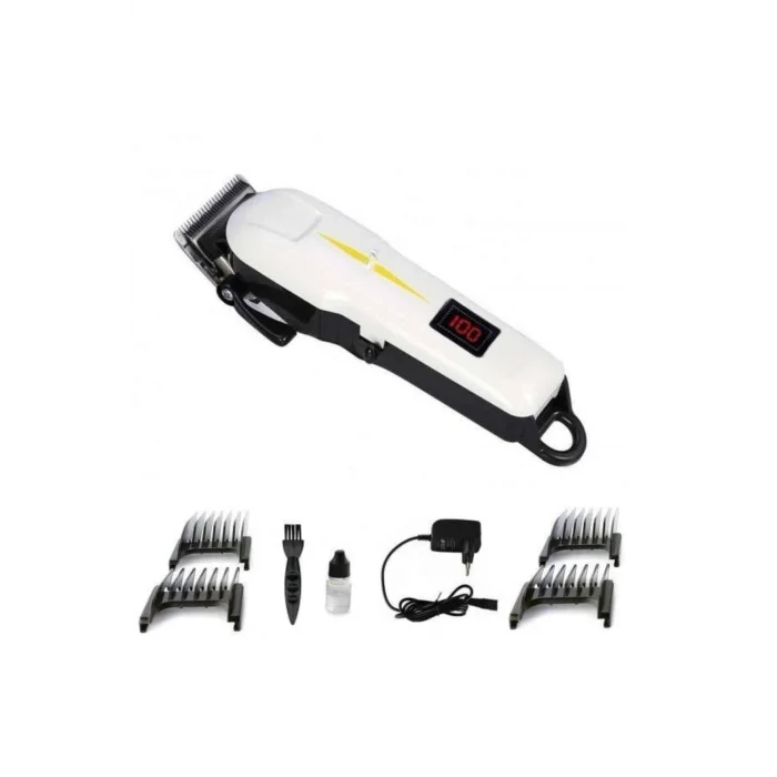 BUĞZ 2025 Model Şarjlı Dijital Saç Sakal Tıraş Makinesi Islak Kuru Kullanıma Uygun - BUĞZ