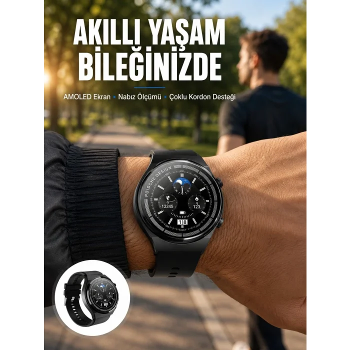 BUĞZ 2025 Model Yeni Nesil GPS Uyumlu Uyku Takibi Ve Sağlık Takibi Spor Modları Yeni Nesil