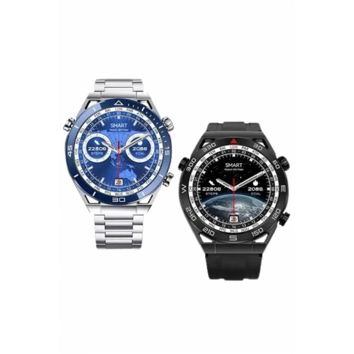 BUĞZ 2025 Model Yuvarlak Ekran Android ve İOS Uyumlu GPS Takibi Yapabilen Akıllı Saat - BUĞZ