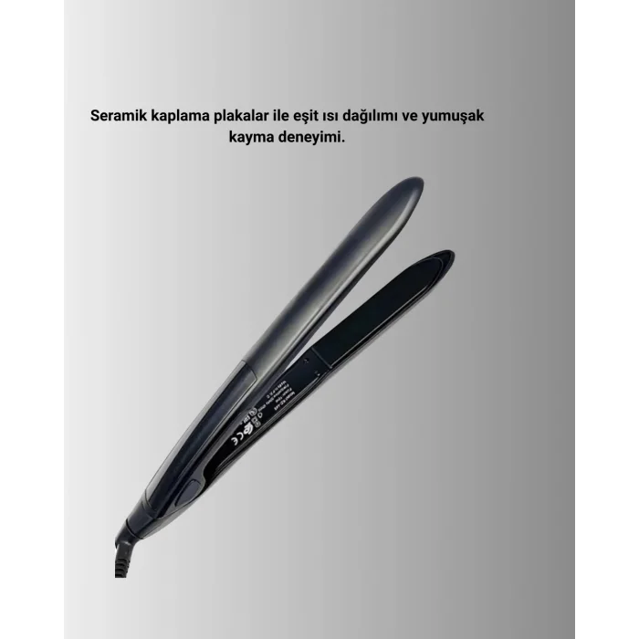  2025 Seri Profesyonel Isı Ayarlı Titanyum Kaplama Saç Düzleştirici Dijital Ekranlı
