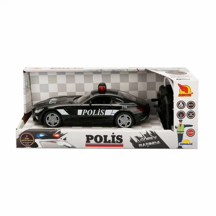  20357 Uzaktan Kumandalı Suncon Işıklı Polis Arabası 21 cm