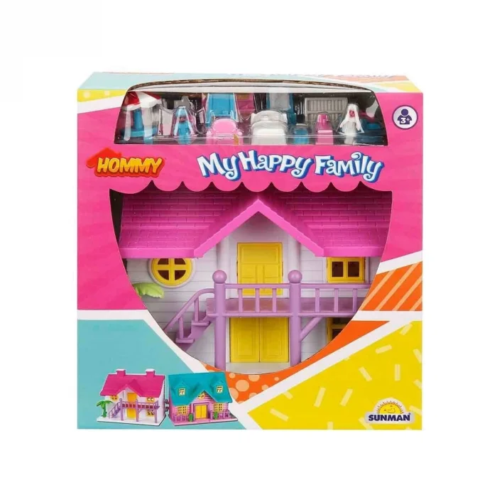  2080 Happy Family Villa Oyun Seti 18 Parça - 1 Adet Stokta Olan Gönderilir