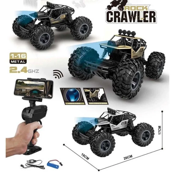 BUĞZ 2095 1 16 4X4 Wifi Kameralı Rock Crawler  -Gepettoys