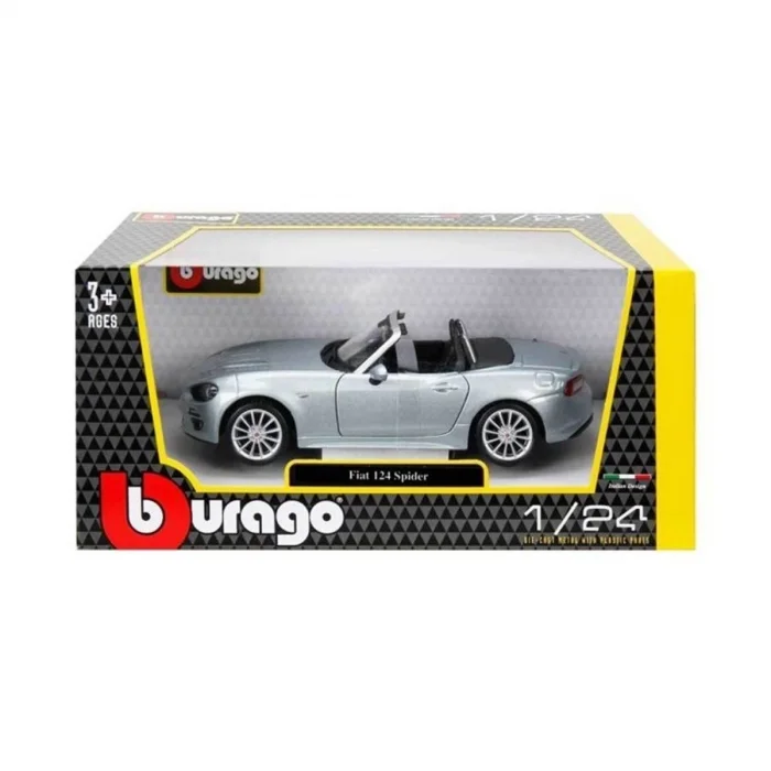  21083 Burago 1:24 Fiat 124 Spider Model Araba