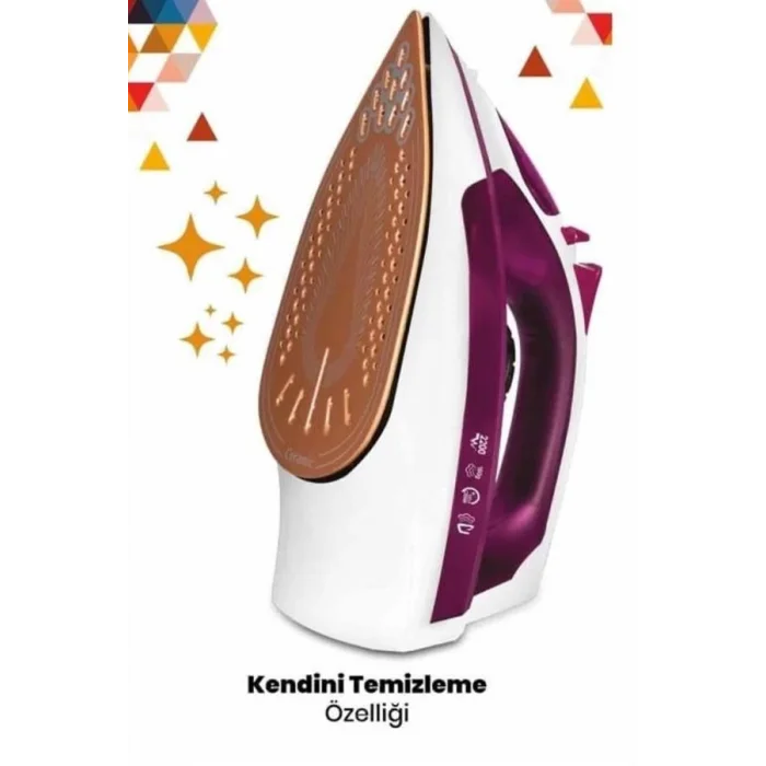  2200W Seramik Kaplama Estetik Tasarımı 360 Derece Dönebilir Kablosu