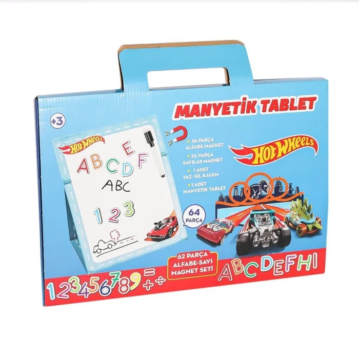  2236 Hot Wheels Manyetik Tablet 64 Parça