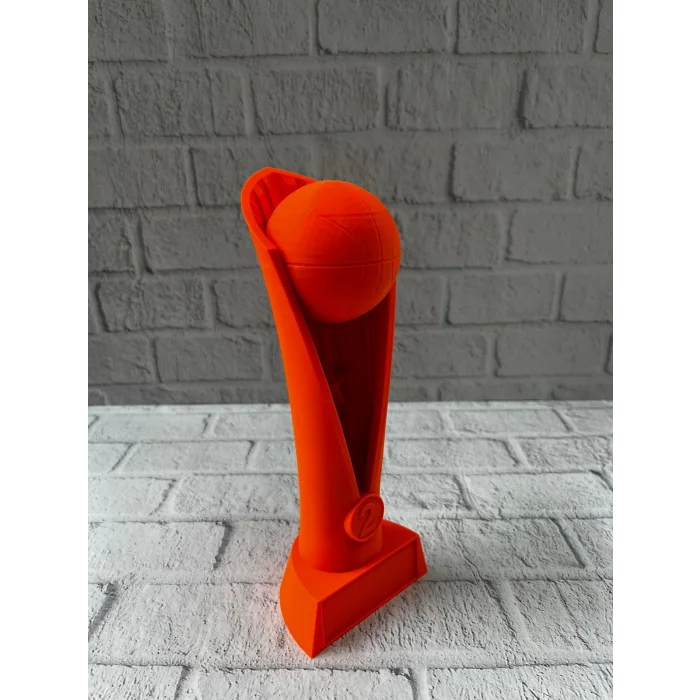 BUĞZ 23cm Turuncu Basketbol Kupa Biblo Modern Ödül Dekor Ürünü