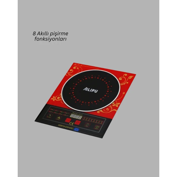 BUĞZ 2400 Watt Akıllı İndüksiyon Ocak Dokunmatik Kontrol Isı Ayarlı - Lisinya