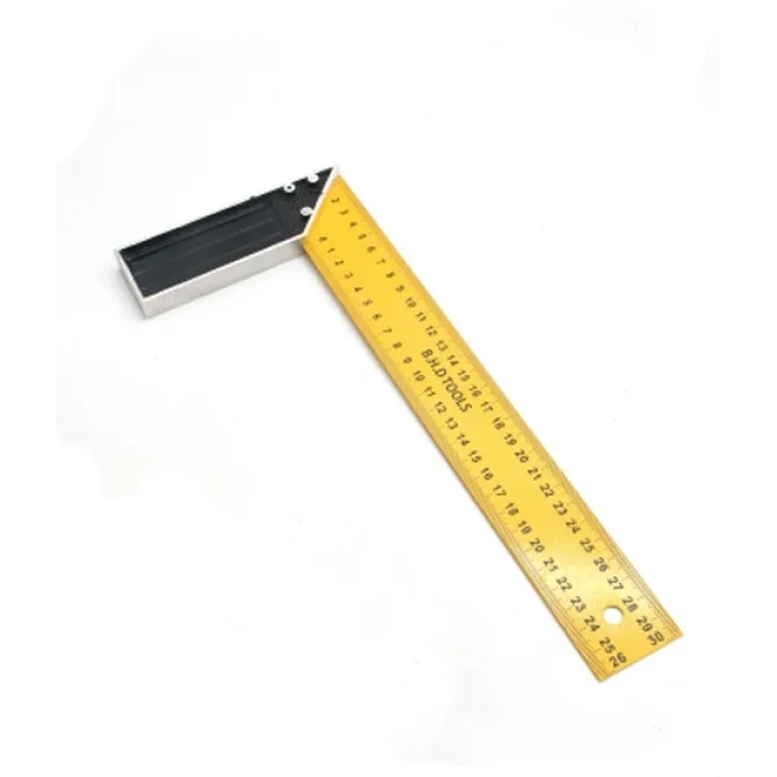 BUĞZ 250mm Turuncu Sarı Masa Gönyesi Bx40