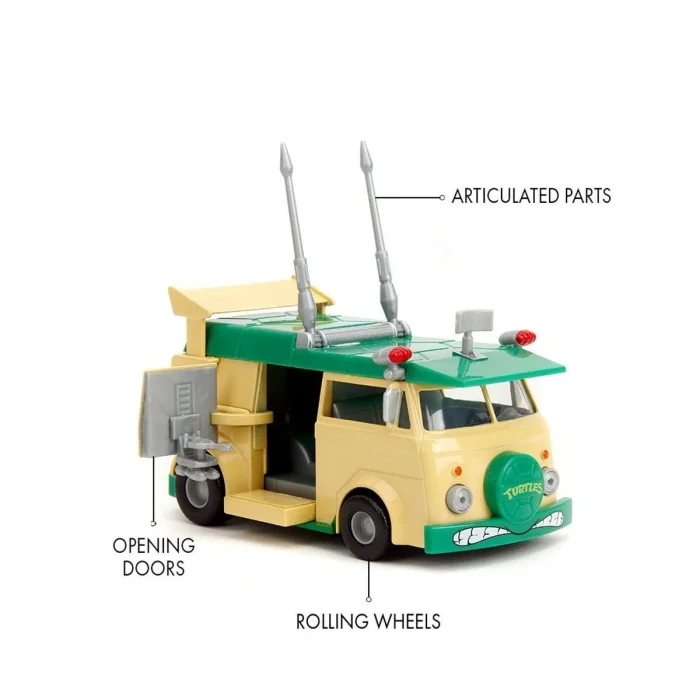  253282000 Jada Turtles Party Wagon 1:32