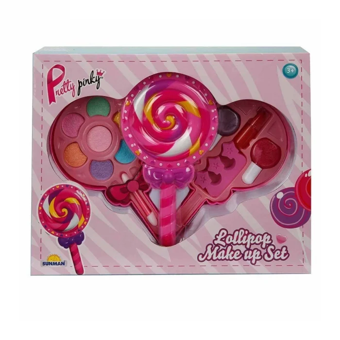  2598 Lolipop Şekilli 2 Katlı Makyaj Güzellik Seti
