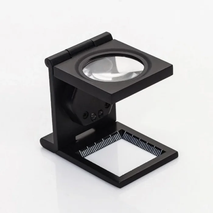 BUĞZ 25x25 Mm Full Çelik Kaplı Katlamalı Büyüteç Th9005b