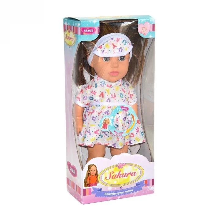 BUĞZ 2671 Gamze, Oynar Gözlü Konuşan Sakura Bebek - 1  Adet Stokta Olan Gönderilir