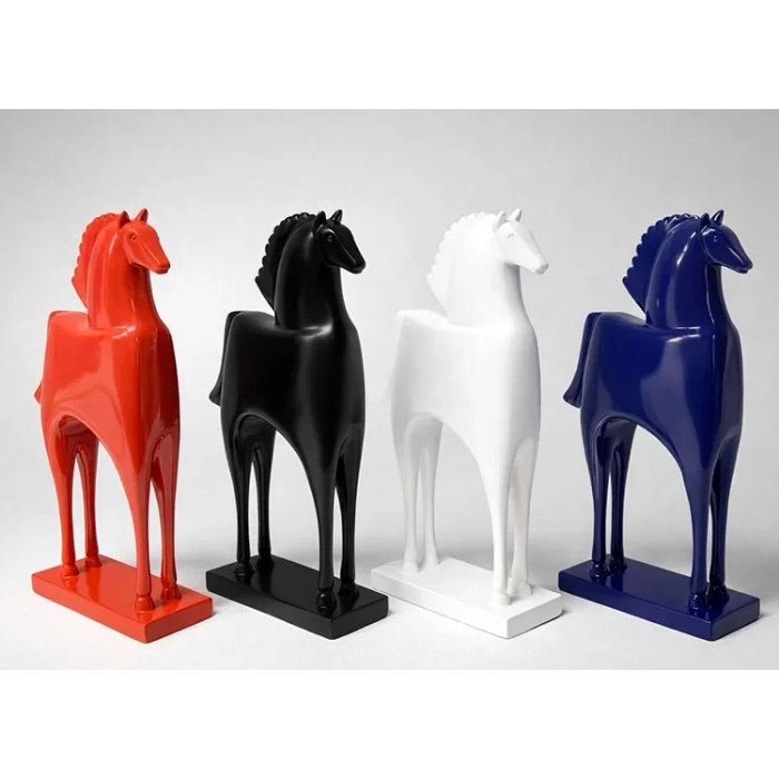 BUĞZ 27x15 cm Özel Tasarım Polyester At Figürü