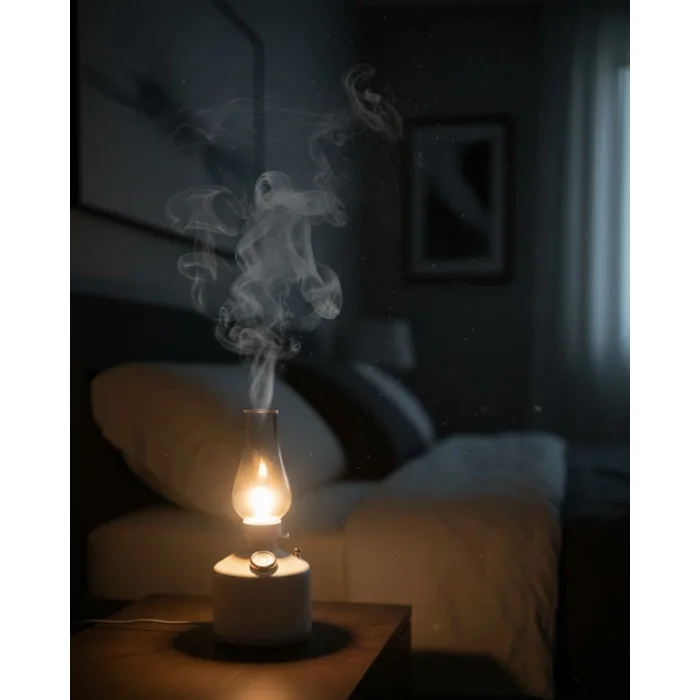 BUĞZ 280 ml Retro Tasarım LED Işıklı USB Nemlendirici Aroma Difüzör