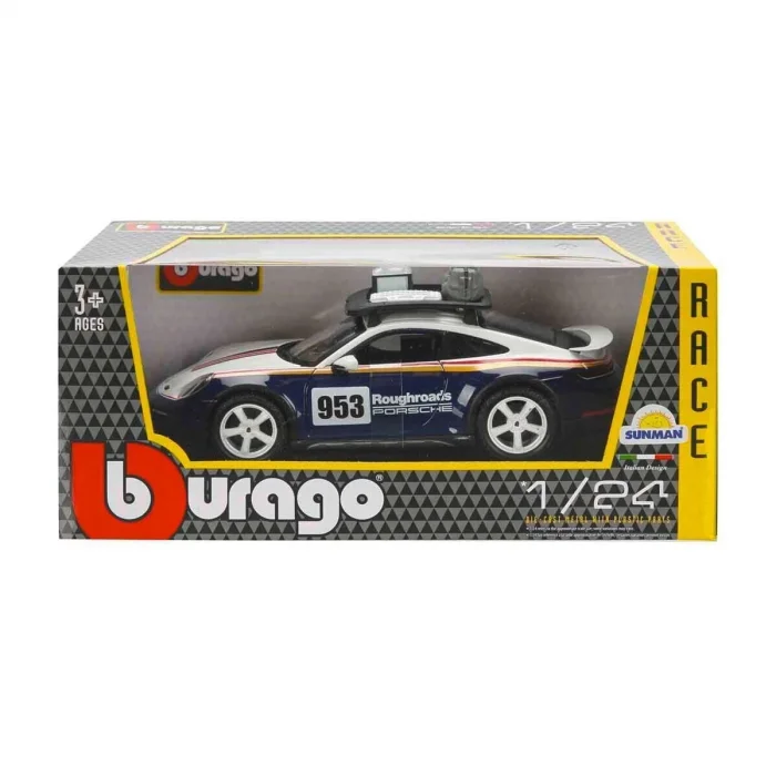 BUĞZ 28029 Burago 1:24 Porsche 911 Dakar Model Araba -