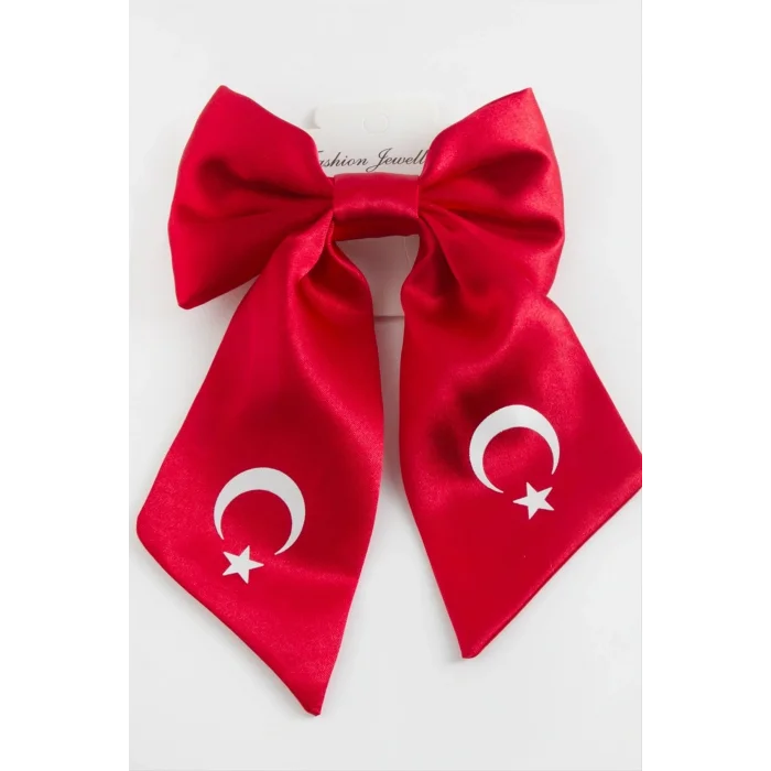 BUĞZ 29 Ekim Ay Yıldızlı Fiyong Otomatik Toka
