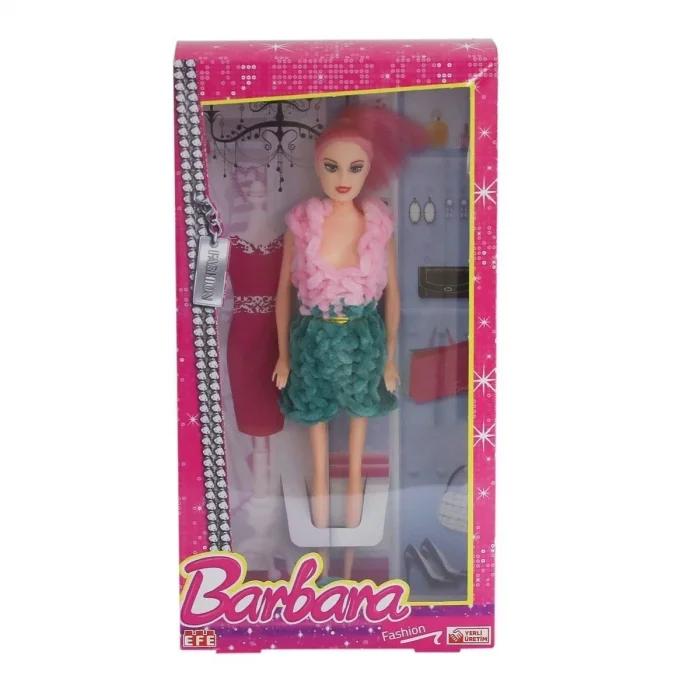  296 Örme Kıyafetli Şapkalı Bebek -1 adet stokta olan gönderilir