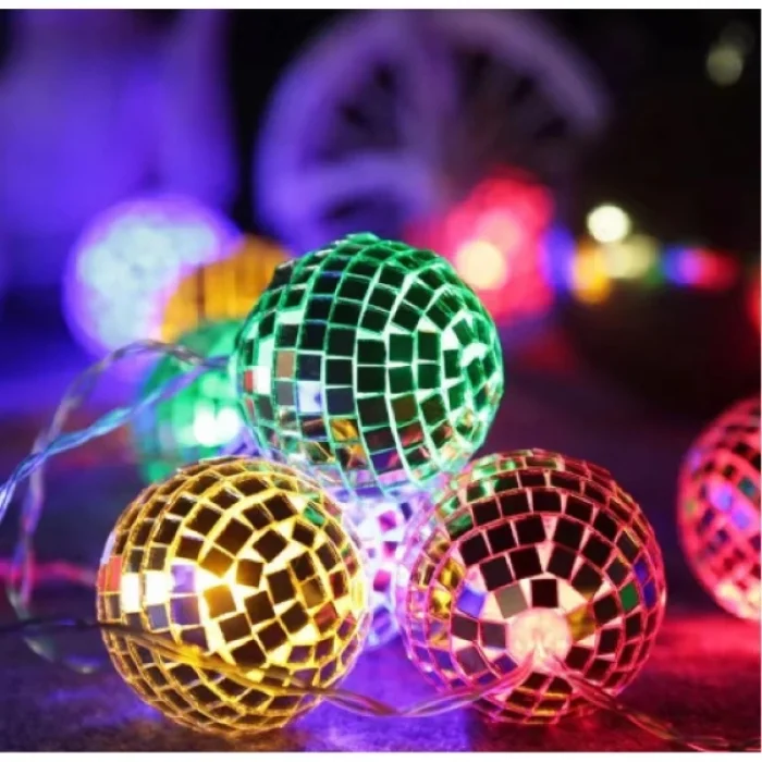 BUĞZ 2m 10 Led Disko Toplu Led RGB