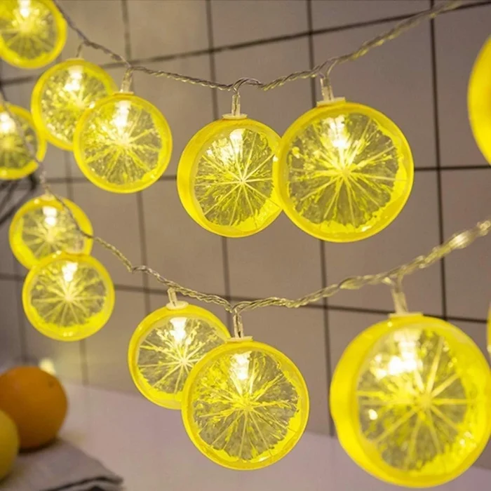 BUĞZ 2m 10 Led Pilli 2 Kademeli Limon Led Işık Mz-304
