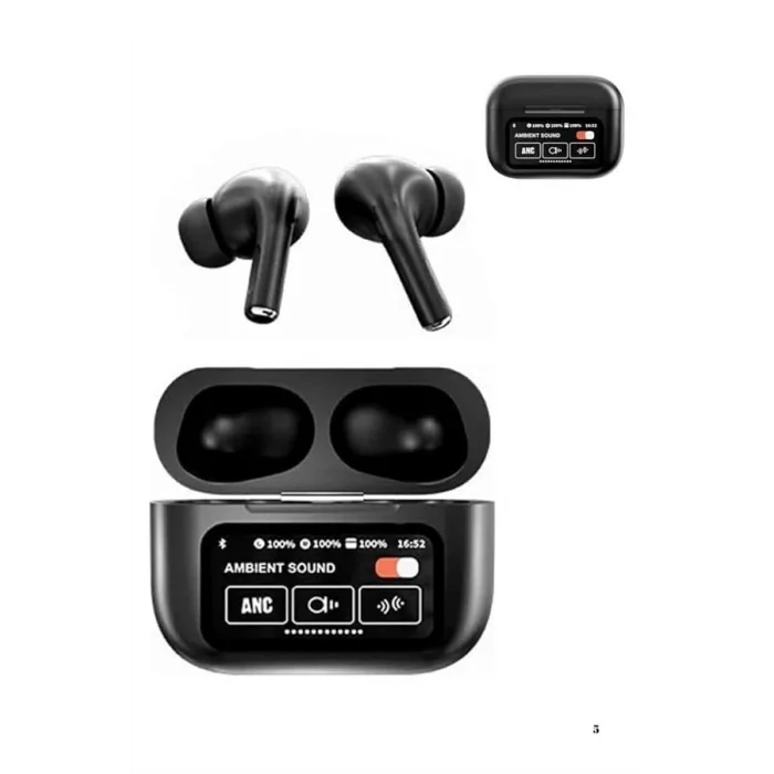 BUĞZ 2.Nesil Pro Ekranlı Sesli Görüşme Yapabilen Kablosuz Bluetooth Kulaklık - BUĞZ