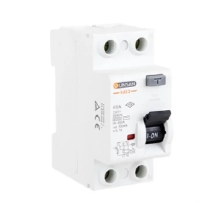  2X40a 300Ma Kaçak Akım Rolesi KA3 2-40/300Ma