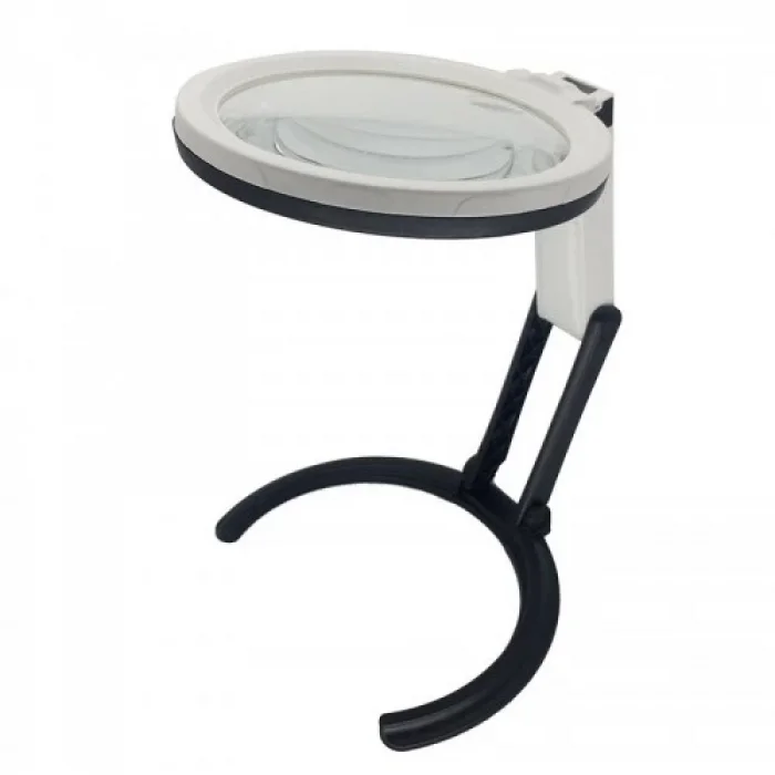 BUĞZ 2x5x120mm   10 Ledli  Masaüstü Büyüteç