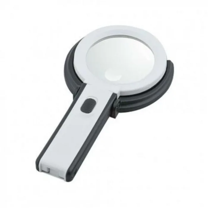 BUĞZ 2x5x120mm   10 Ledli  Masaüstü Büyüteç - BUĞZ