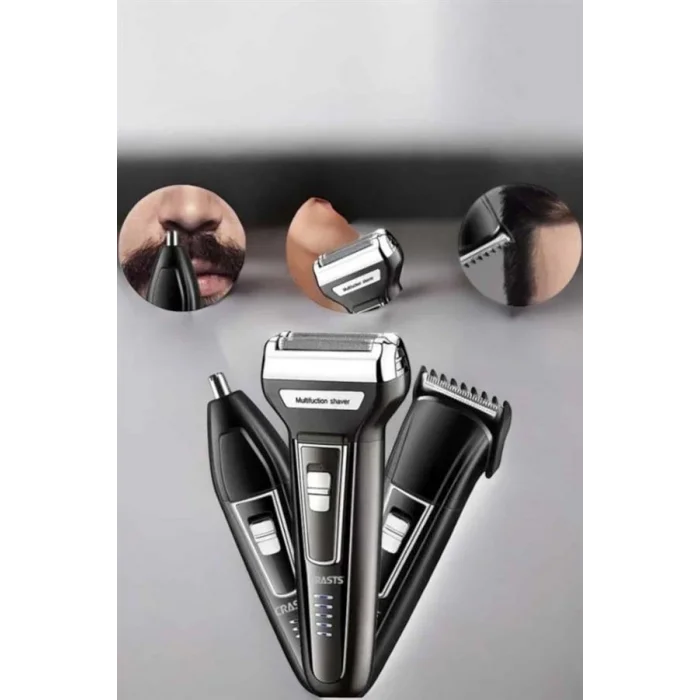 BUĞZ 3 Başlıklı Kulak Ve Burun Tıraş Makinesi Erkeklere Özel - Lisinya