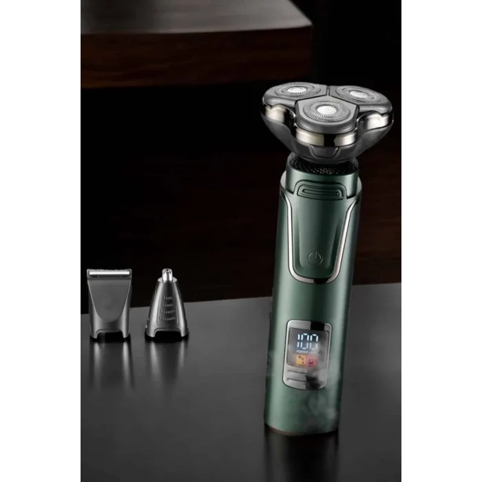  3 Başlıklı Profesyonel Saç ve Sakal Bakım Seti Vücut, Burun ve Kulak Tüy Alma