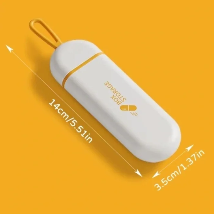 BUĞZ 3 Bölmeli Seyahat Tipi İlaç Saklama Kutusu