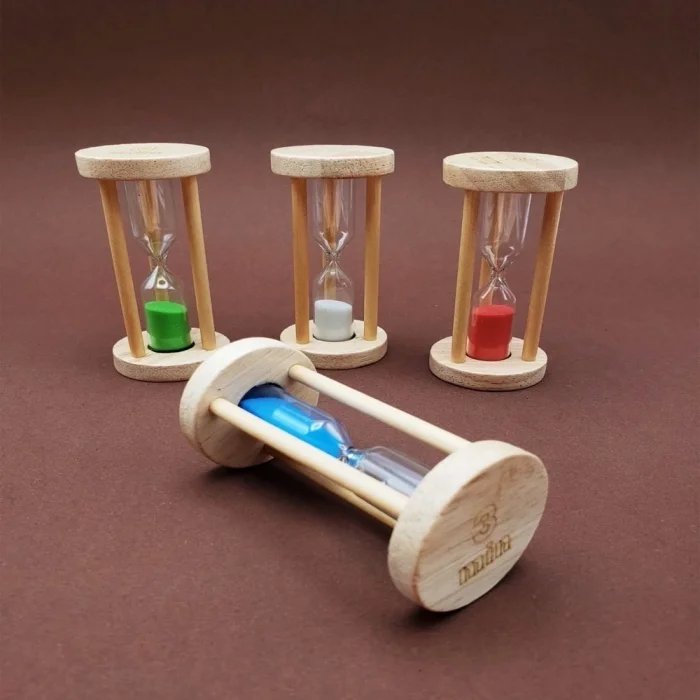 BUĞZ 3 Dakikalık Ahşap Kum Saati