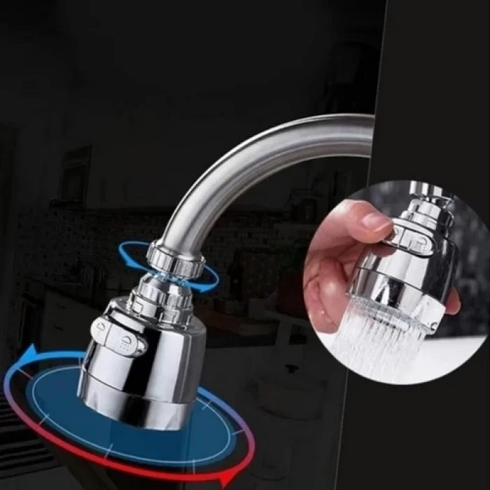  3 Fonksiyonlu Krom Kaplama Oynar Musluk Başlığı