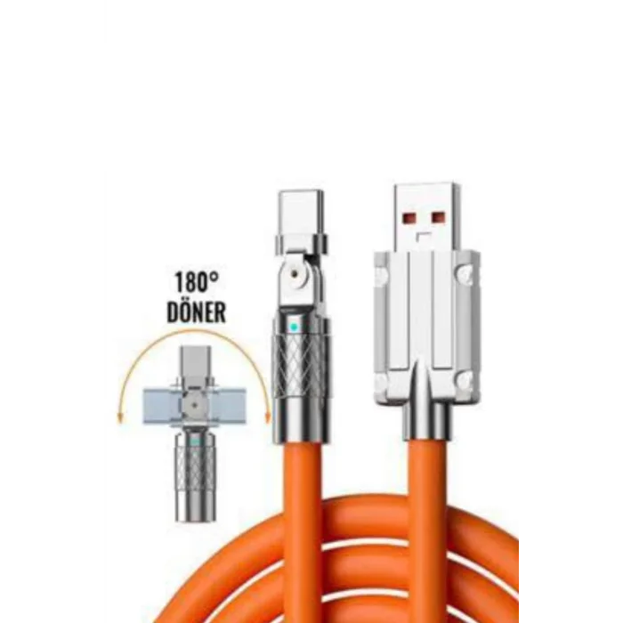 BUĞZ 3 İn 1 Süper Hızlı Şarj Kablosu Android ve İOS Uyumlu Silikon Şarj Kablosu - BUĞZ